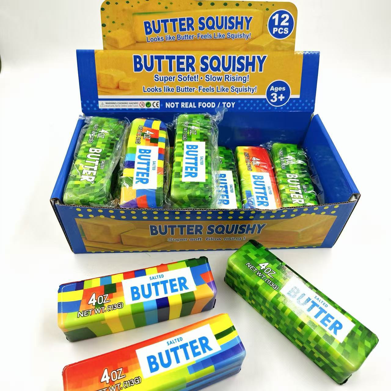 Prank Toys - Squishy Elastic Butter Stick Fidget Toy