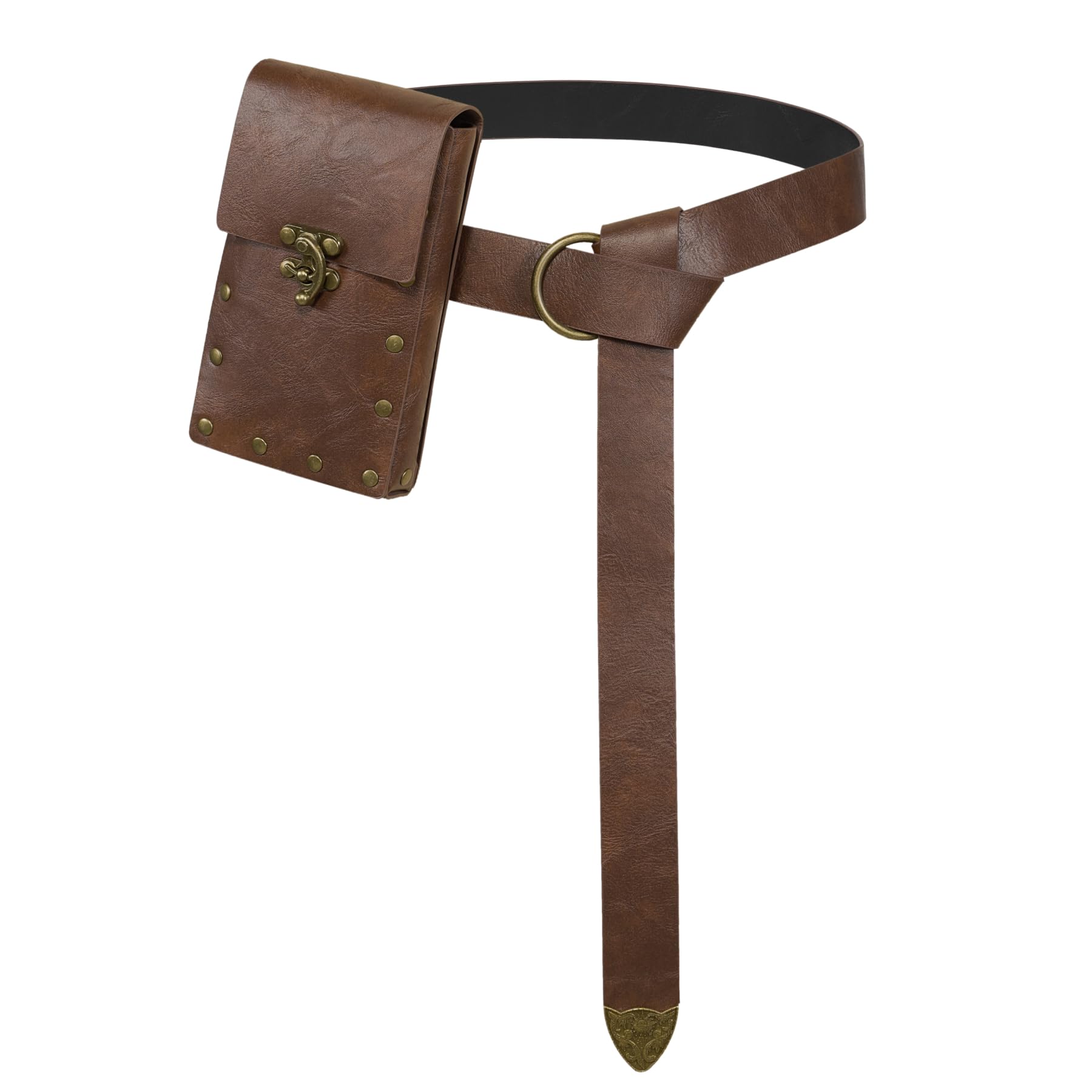 Costumes - PU Leather Medieval Waist Belt Bag