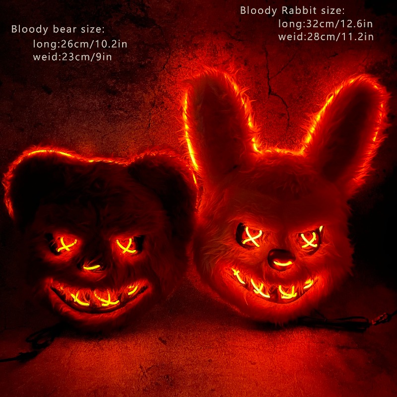 Halloween Cosplay Party Lumino - Led Purge Mask Halloween recension och pris