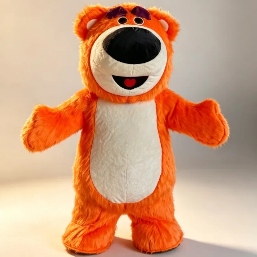 Inflatable Orange Bear Mascot  - Costumes recension och pris