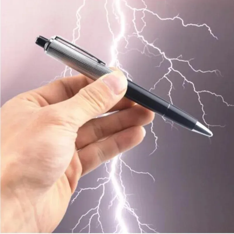 1L-1pcs Creative Electric Shoc - Shock Pen Prank Toy recension och pris