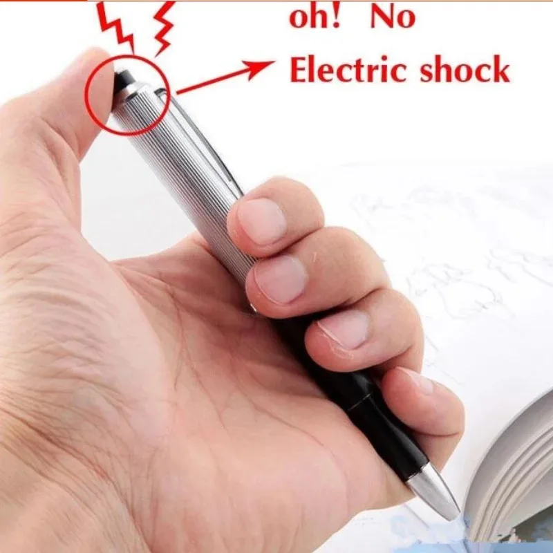 1L-1pcs Creative Electric Shoc - Shock Pen Prank Toy recension och pris