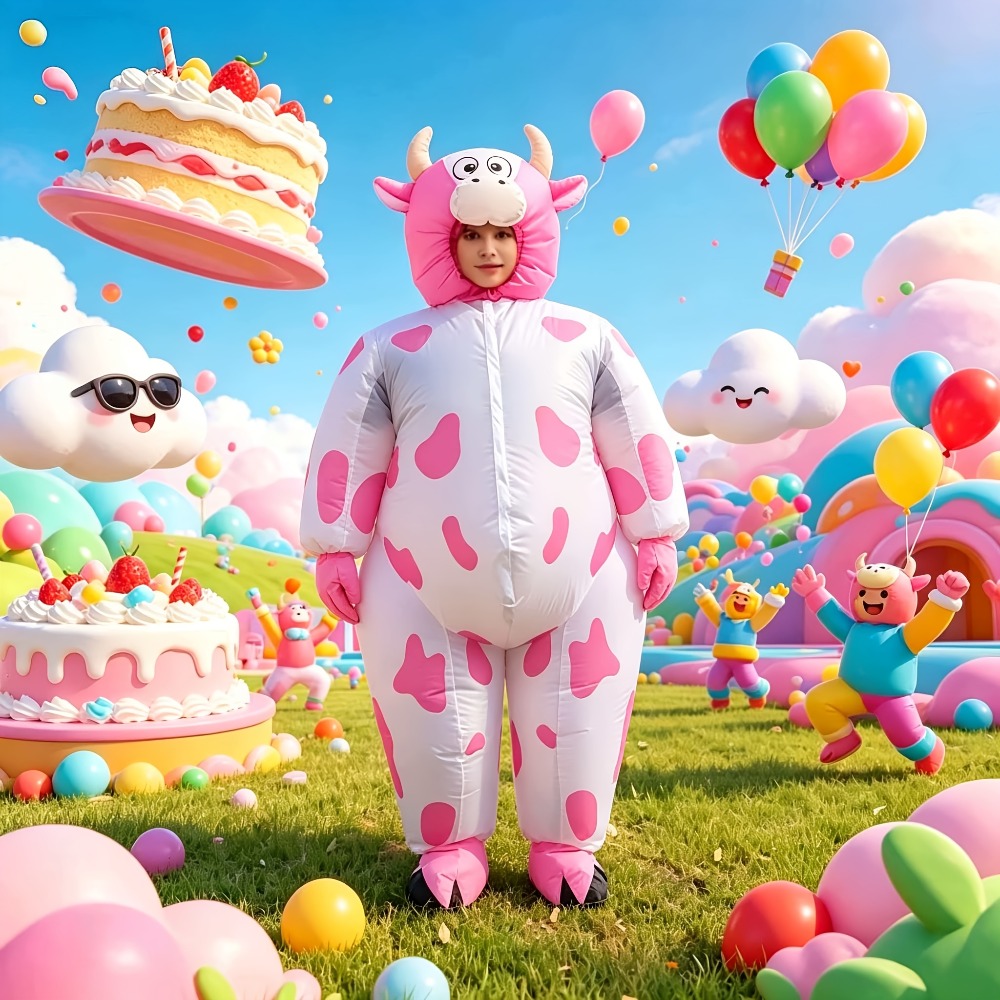 Funny Inflatable Pink Cow Cost - Costumes recension och pris