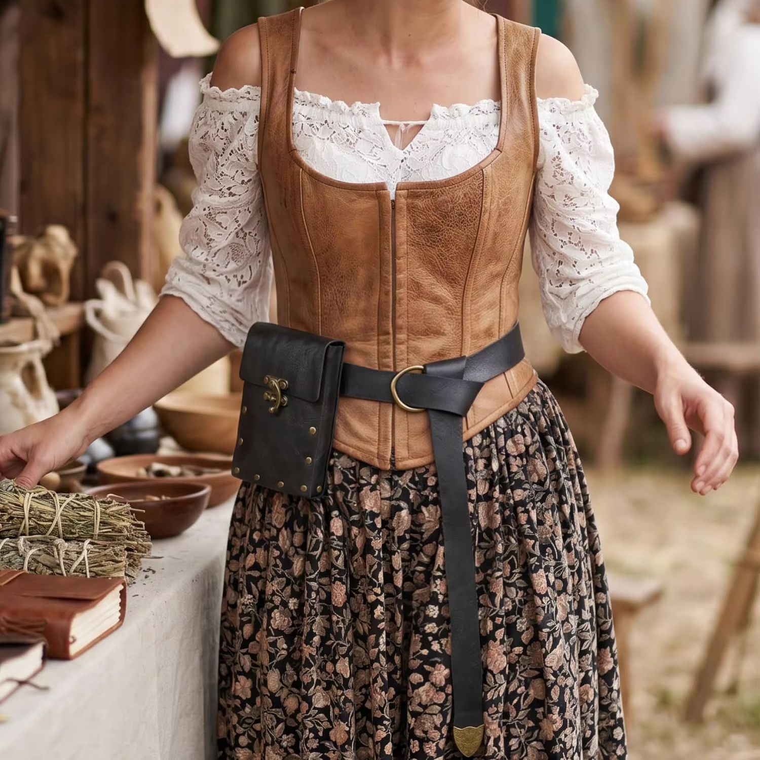 PU Leather Medieval Waist Belt - Costumes recension och pris