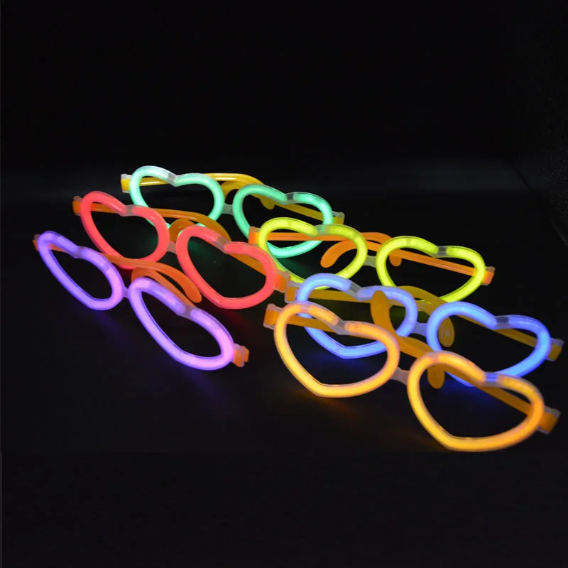 20 Sets Festive DIY Luminous H - Glow In The Dark Party Glasses recension och pris