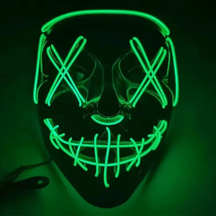 Adult Kids  Halloween Neon Led - Led Purge Mask Halloween recension och pris