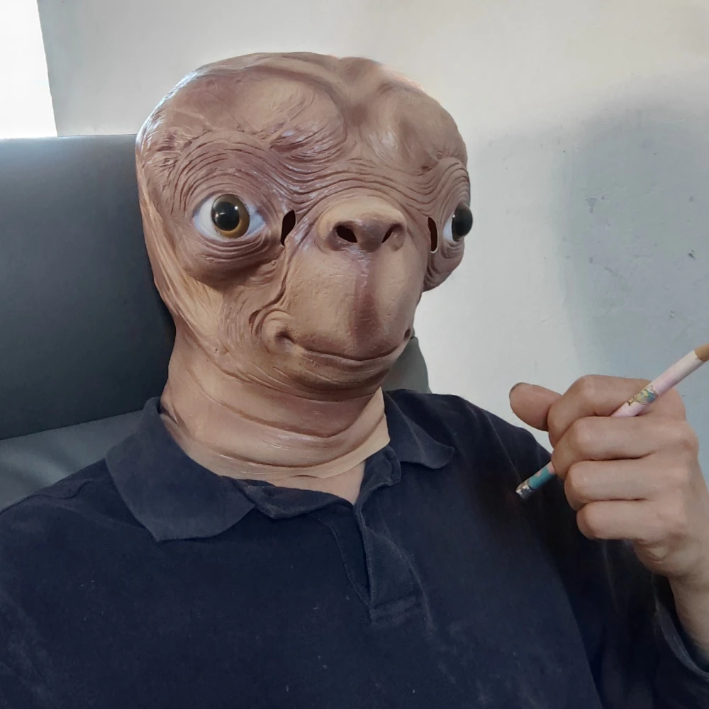 The Extra-Terrestrial Cosplay  - Latex Alien Mask Realistic recension och pris